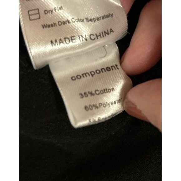 Unixseque Womens long sleeve Jacket lapel pullover tunic Sweater L Plaid button - Picture 5 of 10